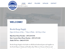 Tablet Screenshot of brooksrangesupply.com